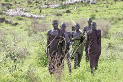 stliches Afrika, Sdsudan: An den Ufern des Bahr al Jabal - Einheimische